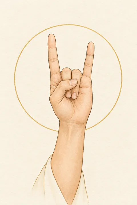 Illustration der Karana-Mudrā